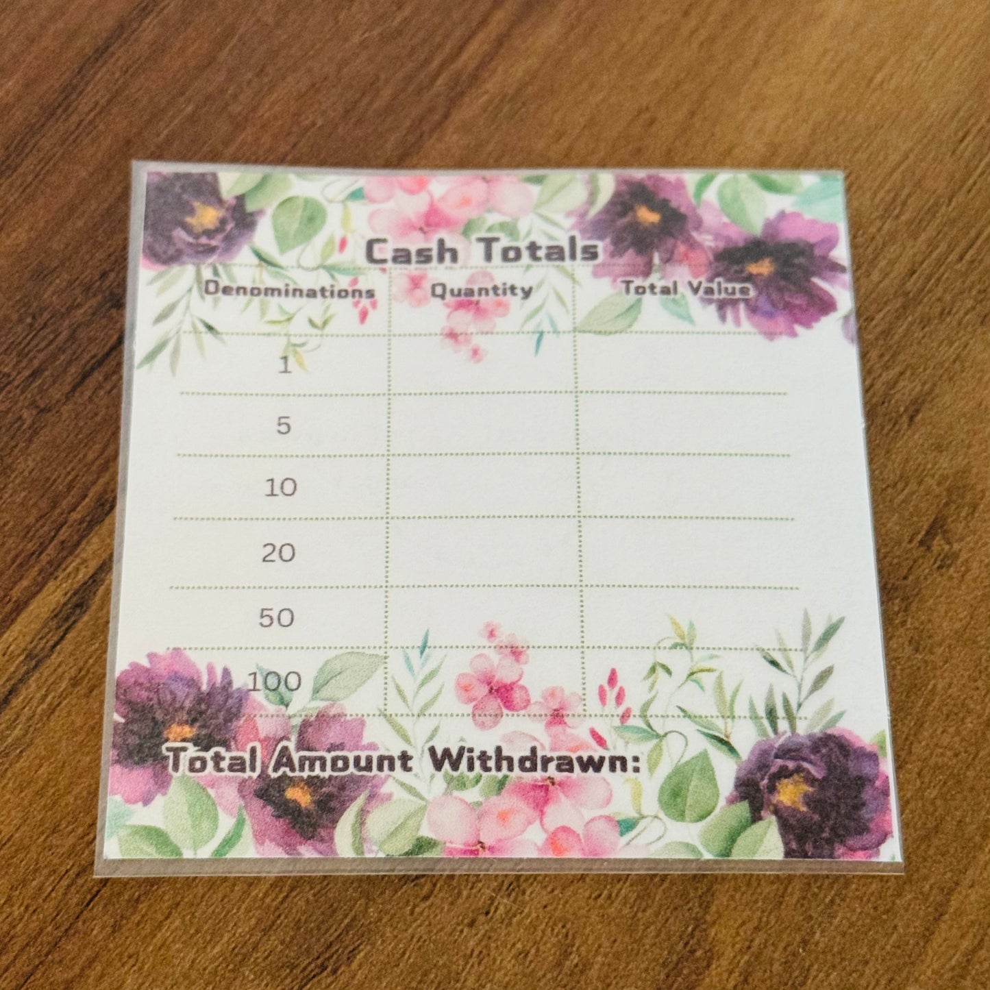 Amethyst Teller Slip