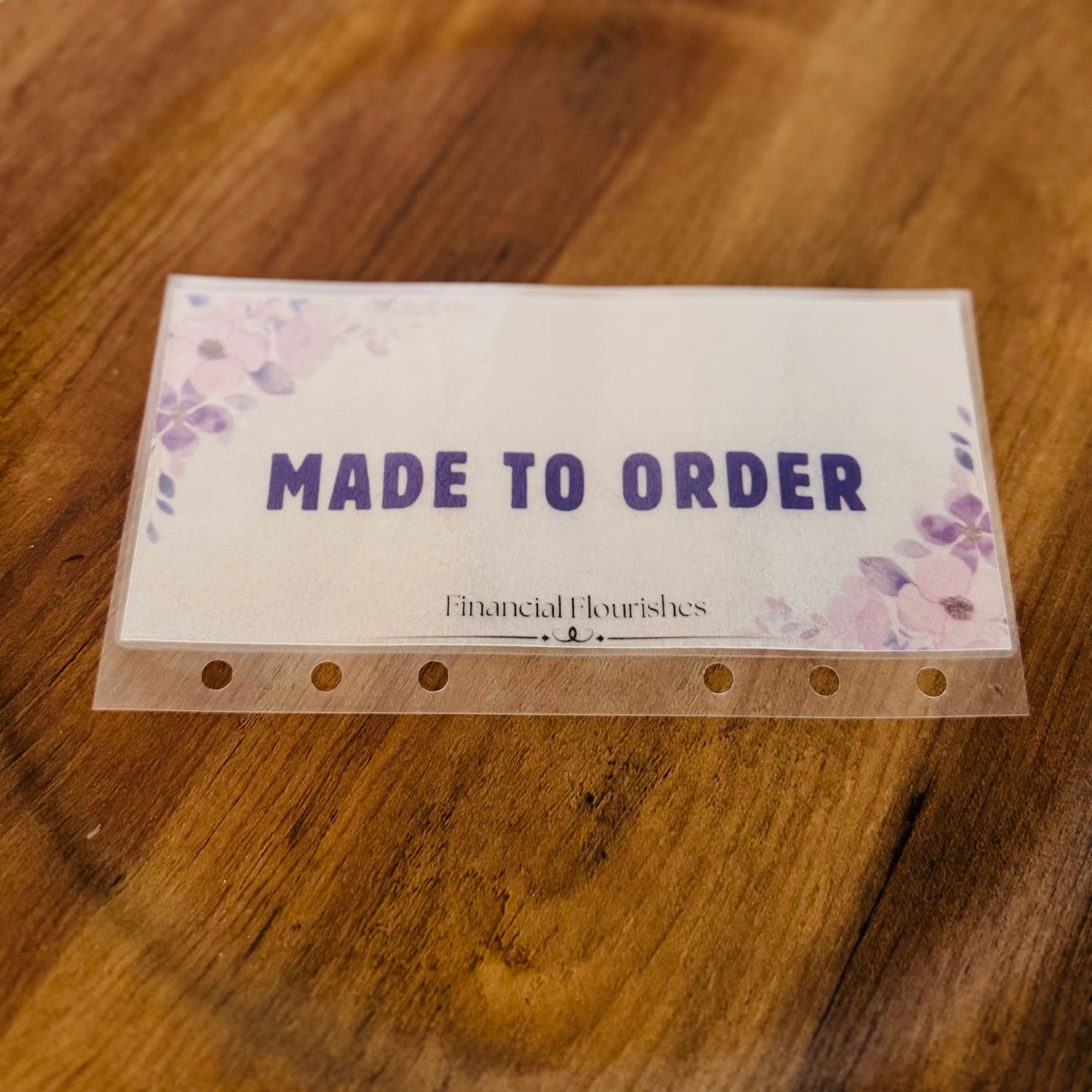 Violet Cash Envelope