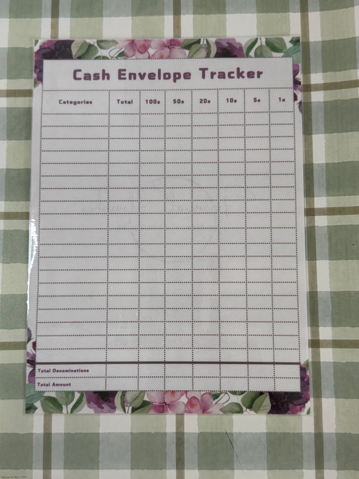 Amethyst Cash Tracker
