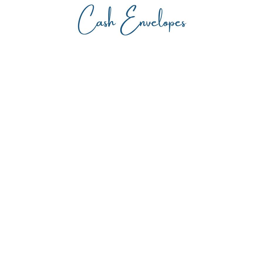 Cash Envelopes