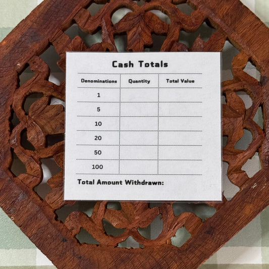 Linen Teller Slip