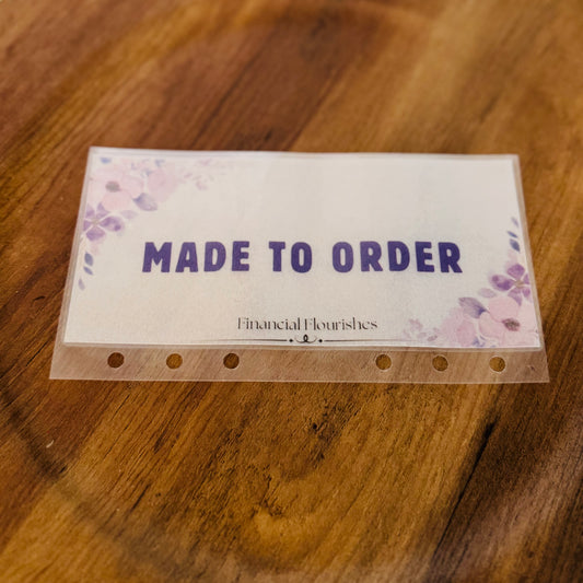 Violet Cash Envelope