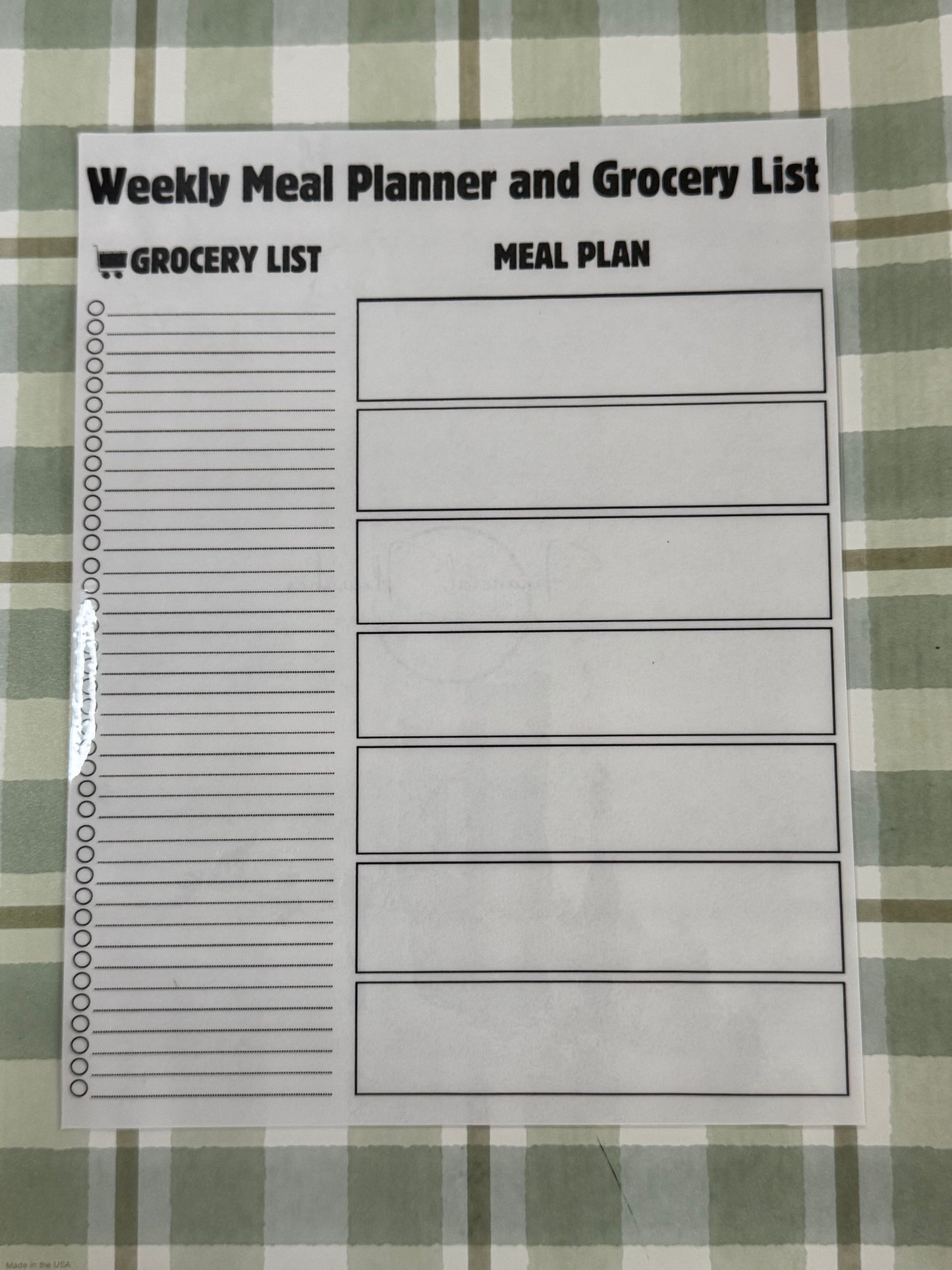 Menu & Market